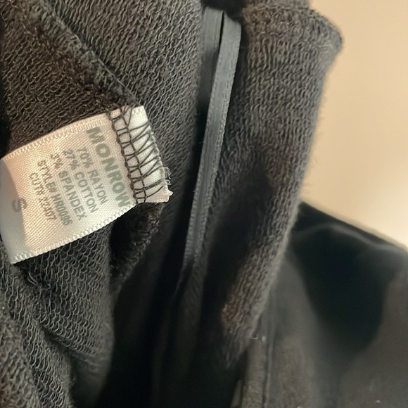 Monrow | Women’s Black Soft Sleeveless Jumpsuit Size Small NWT - Picture 9 of 9